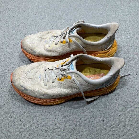 Hoka One Arahi 6 Womens 9B Gray Nimbus Cloud Running Sneaker Performance Trainer - Picture 5 of 13